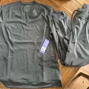 Heart Soul Gray women’s scrubs